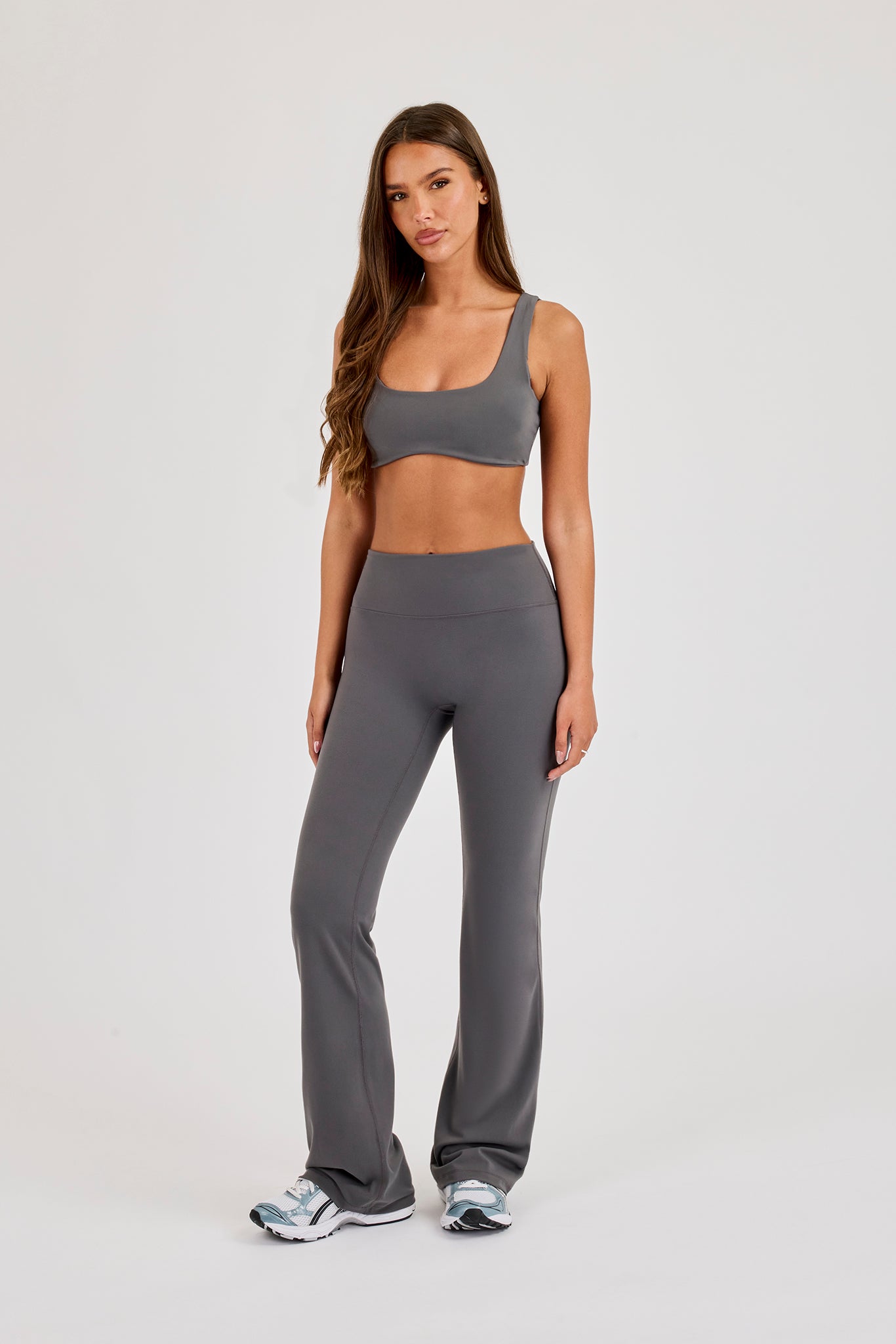 Classic Flared Pant - Granite Grey